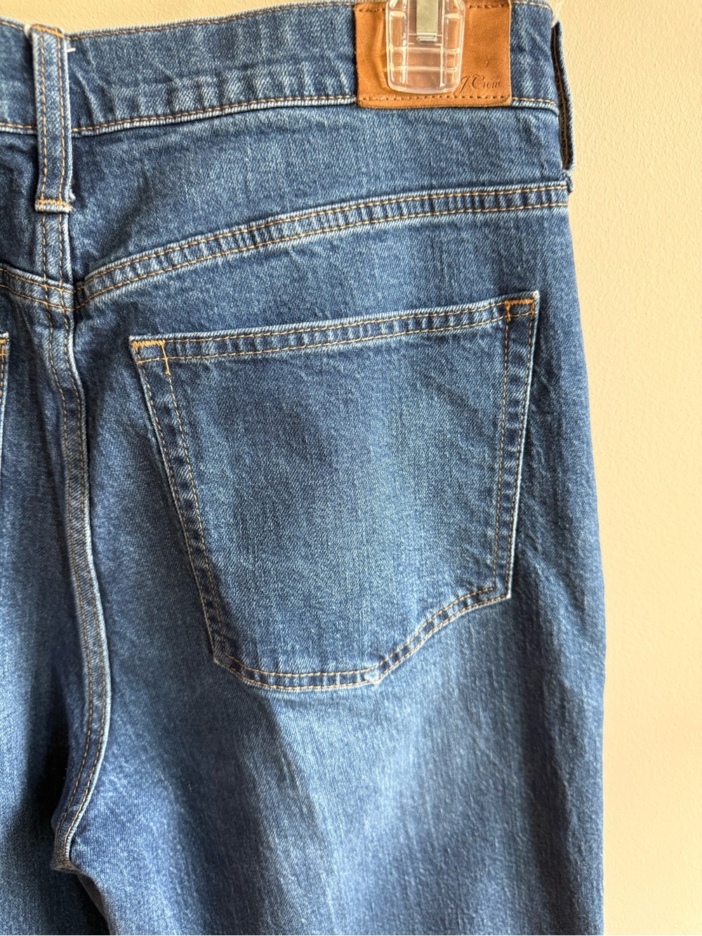 J. Crew Five Pocket Wide Leg Trouser Medium Wash Jeans, size 30 inseam 31 - Picture 6 of 14